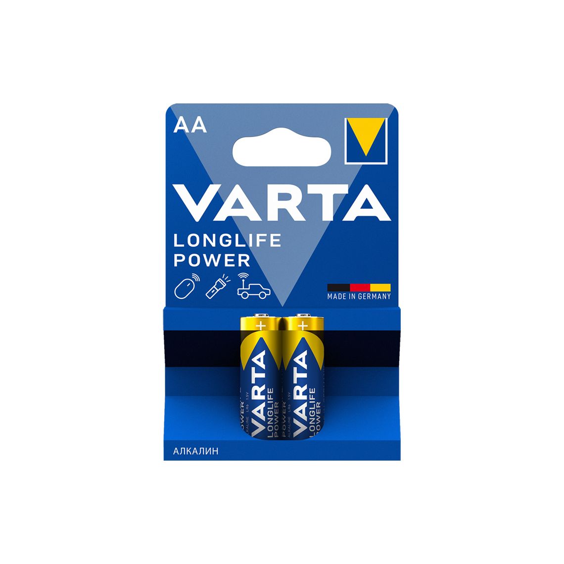 ბატარეა ტუტოვანი LR6 / AA (2ც) BL VARTA HIGH ENERGY — ელემენტები და ბატარეები